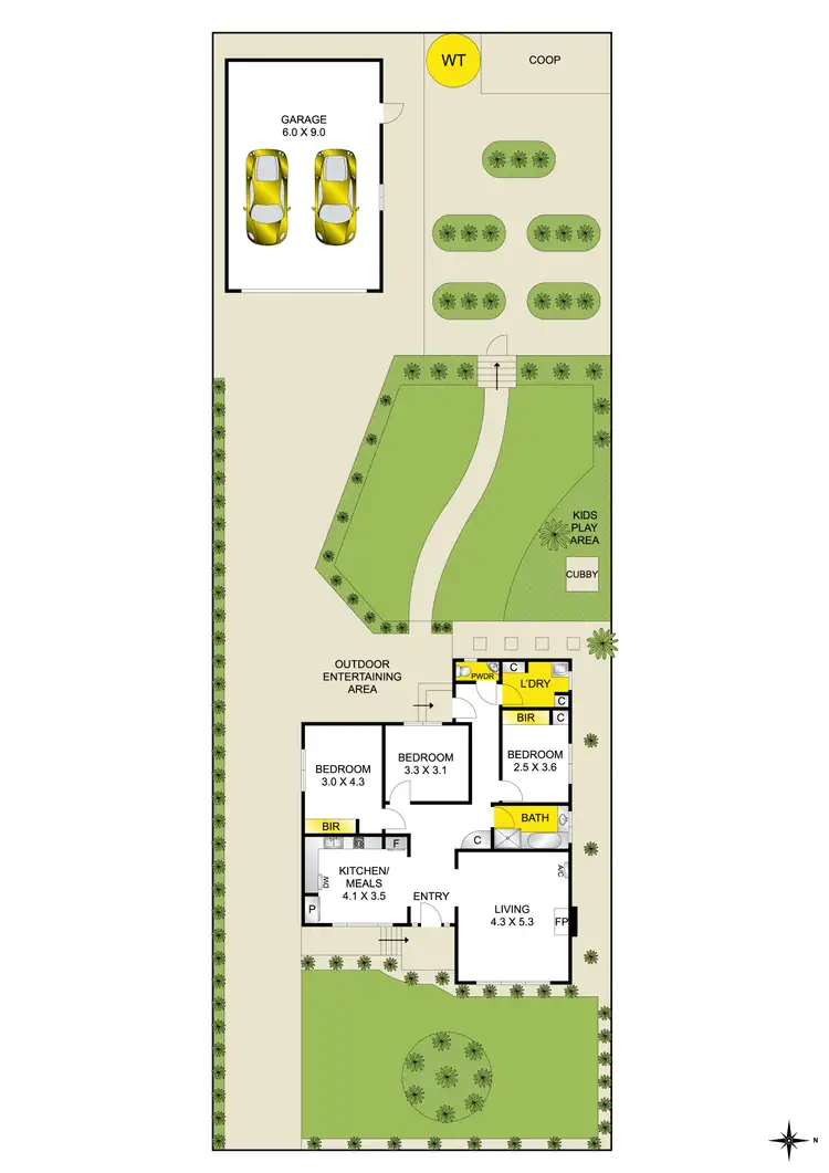 Floorplan of Homely house listing, 6 Murray Street, Hamlyn Heights VIC 3215