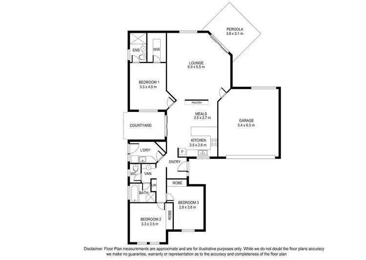 Floorplan of Homely house listing, 5 Hastings Avenue, Mount Gambier SA 5290