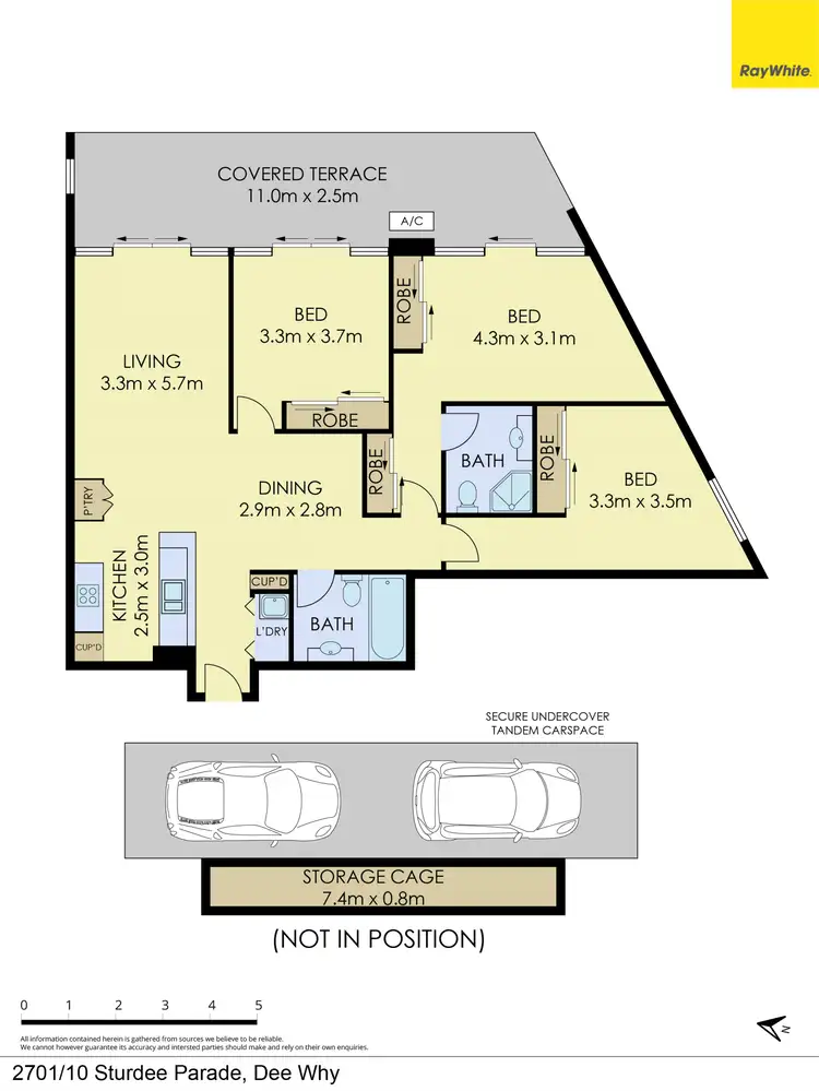 Floorplan of Homely apartment listing, 2701/10 Sturdee Parade, Dee Why NSW 2099