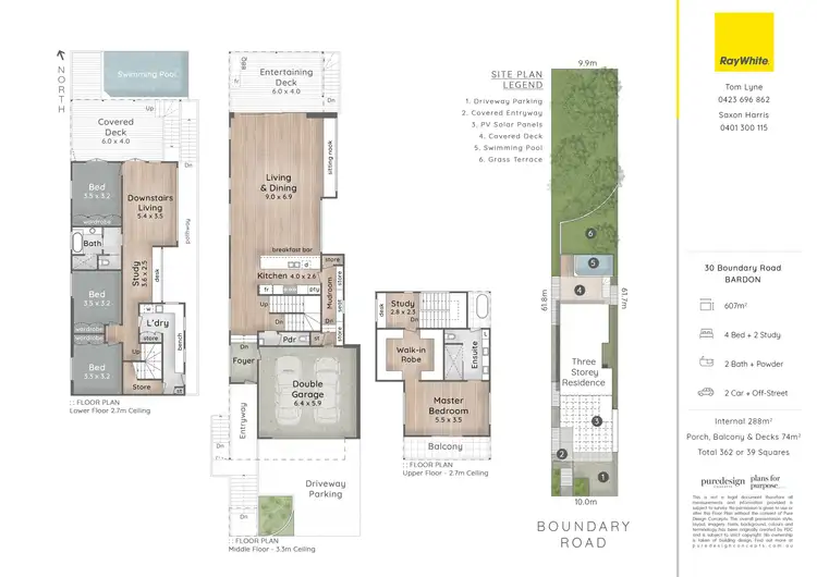 Floorplan of Homely house listing, 30 Boundary Road, Bardon QLD 4065