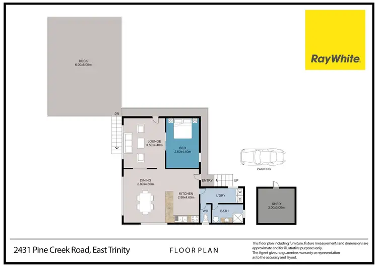 Floorplan of Homely house listing, 2431, Lot 71 Pine Creek - Yarrabah Road, East Trinity QLD 4871