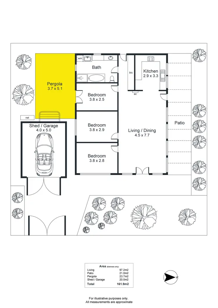 Floorplan of Homely house listing, 24 Croser Avenue, Aldinga Beach SA 5173