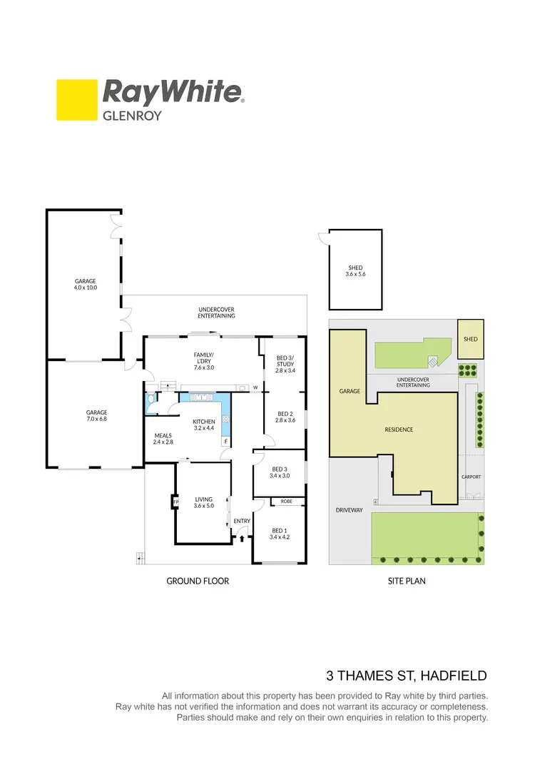 Floorplan of Homely house listing, 3 Thames Street, Hadfield VIC 3046
