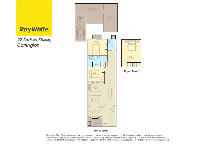 Floorplan of Homely house listing, 22 Forbes Street, Carrington NSW 2294