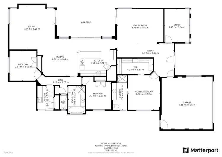 Floorplan of Homely house listing, 16 Graemar Drive, Swan Hill VIC 3585