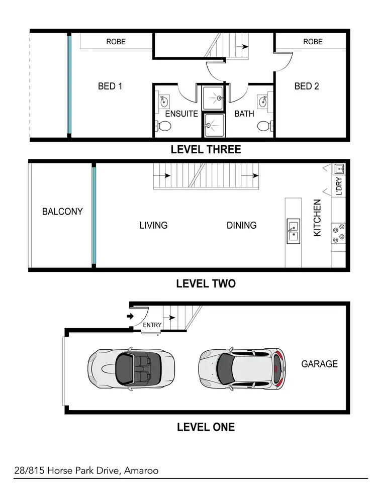 Floorplan of Homely townhouse listing, 28/815 Horse Park Drive, Amaroo ACT 2914