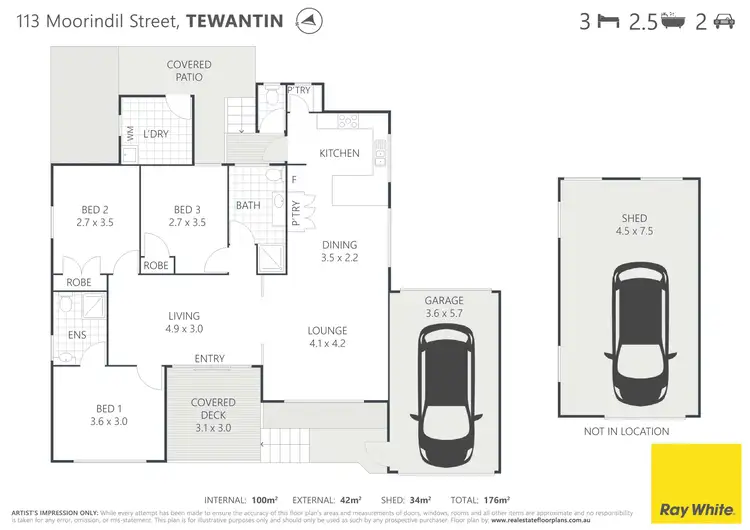 Floorplan of Homely house listing, 113 Moorindil Street, Tewantin QLD 4565
