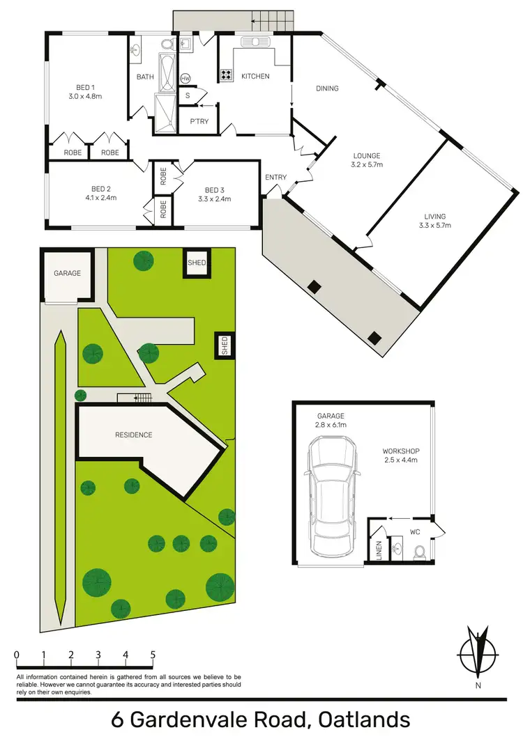 Floorplan of Homely house listing, 6 Gardenvale Road, Oatlands NSW 2117