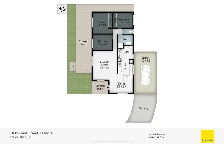 Floorplan of Homely house listing, 18 Currant Street, Elanora QLD 4221