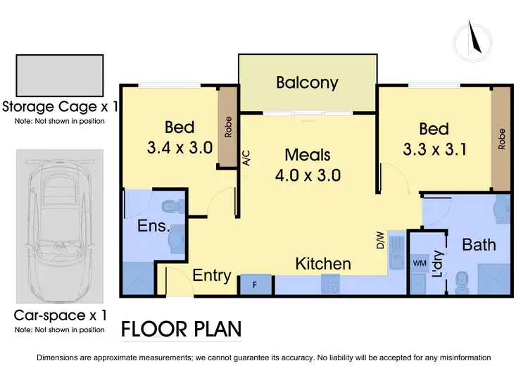 Floorplan of Homely apartment listing, 203/10 Alfrick Road, Croydon VIC 3136