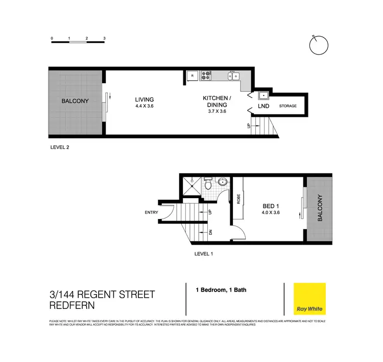 Floorplan of Homely apartment listing, 3/144-152 Regent Street, Redfern NSW 2016