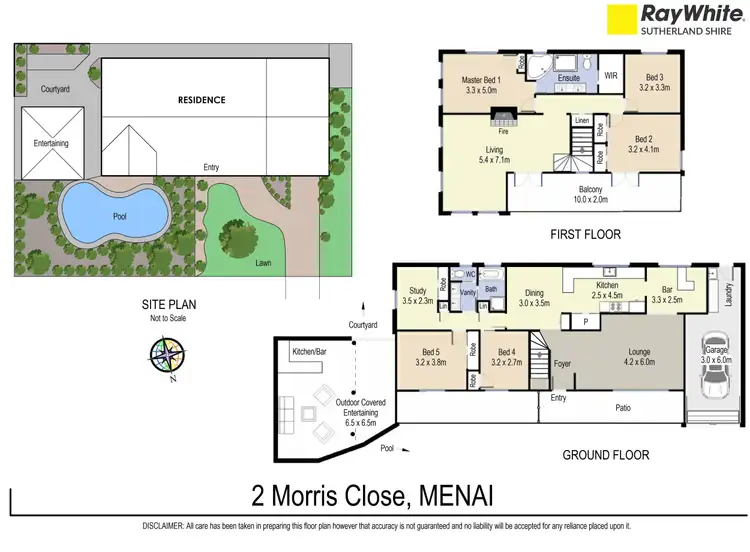Floorplan of Homely house listing, 2 Morris Close, Menai NSW 2234