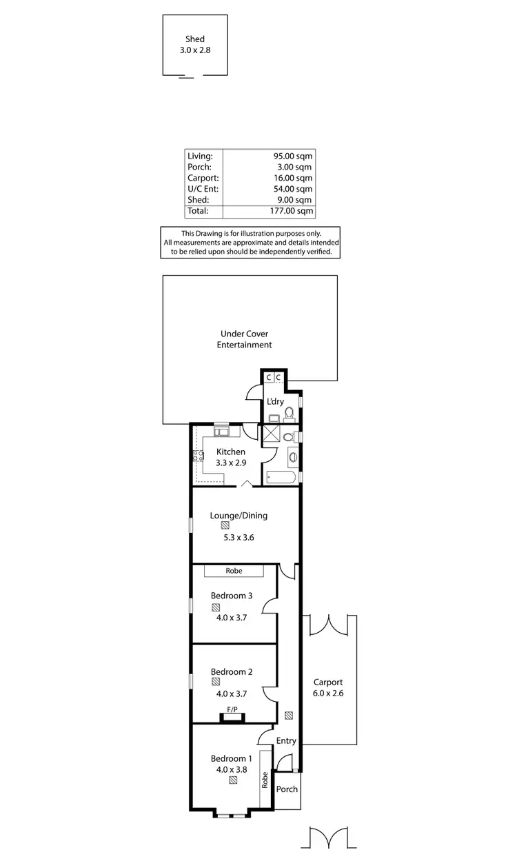 Floorplan of Homely house listing, 98 George Street, Thebarton SA 5031