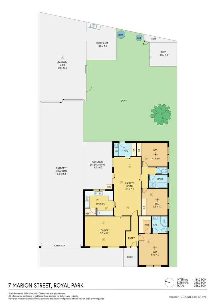 Floorplan of Homely house listing, 7 Marion Terrace, Royal Park SA 5014