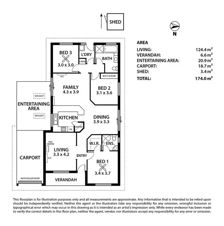 Floorplan of Homely house listing, 3 Melville Street, Mount Barker SA 5251