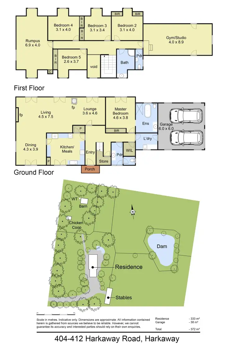 Floorplan of Homely house listing, 404-412 Harkaway Road, Harkaway VIC 3806