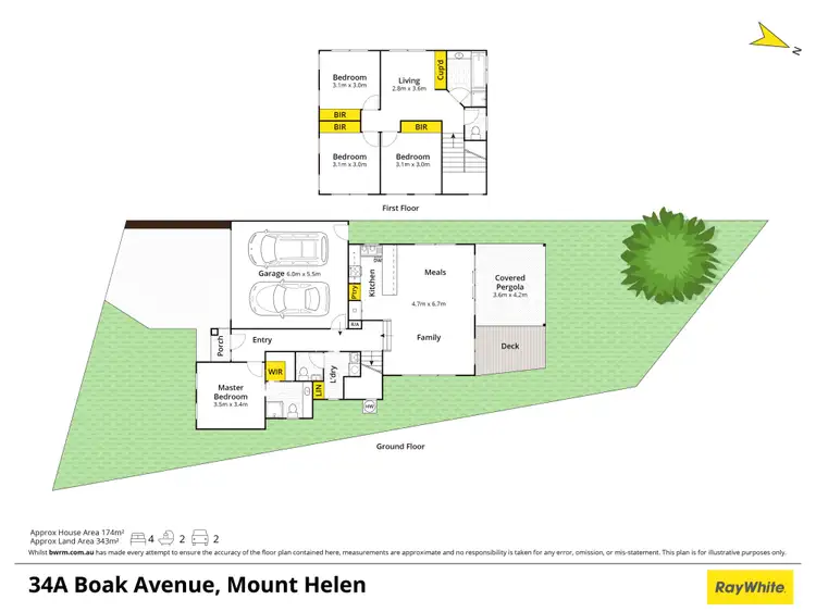 Floorplan of Homely house listing, 34a Boak Avenue, Mount Helen VIC 3350