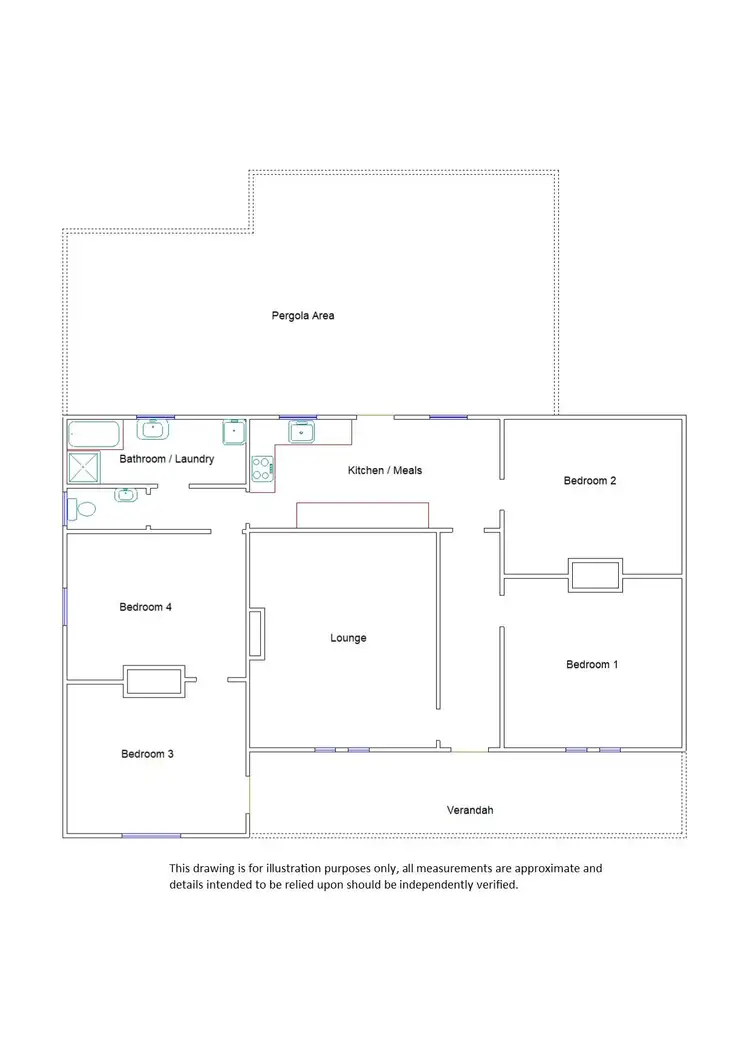 Floorplan of Homely house listing, 1 McLeod, Bordertown SA 5268