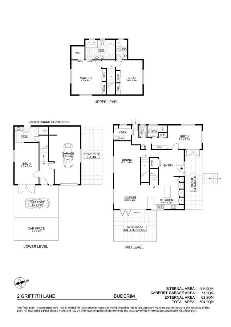 Floorplan of Homely house listing, 2 Griffith Lane, Buderim QLD 4556