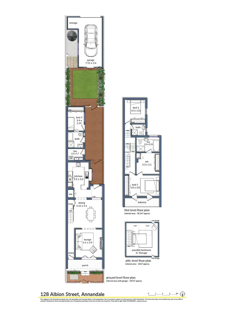 Floorplan of Homely house listing, 128 Albion Street, Annandale NSW 2038