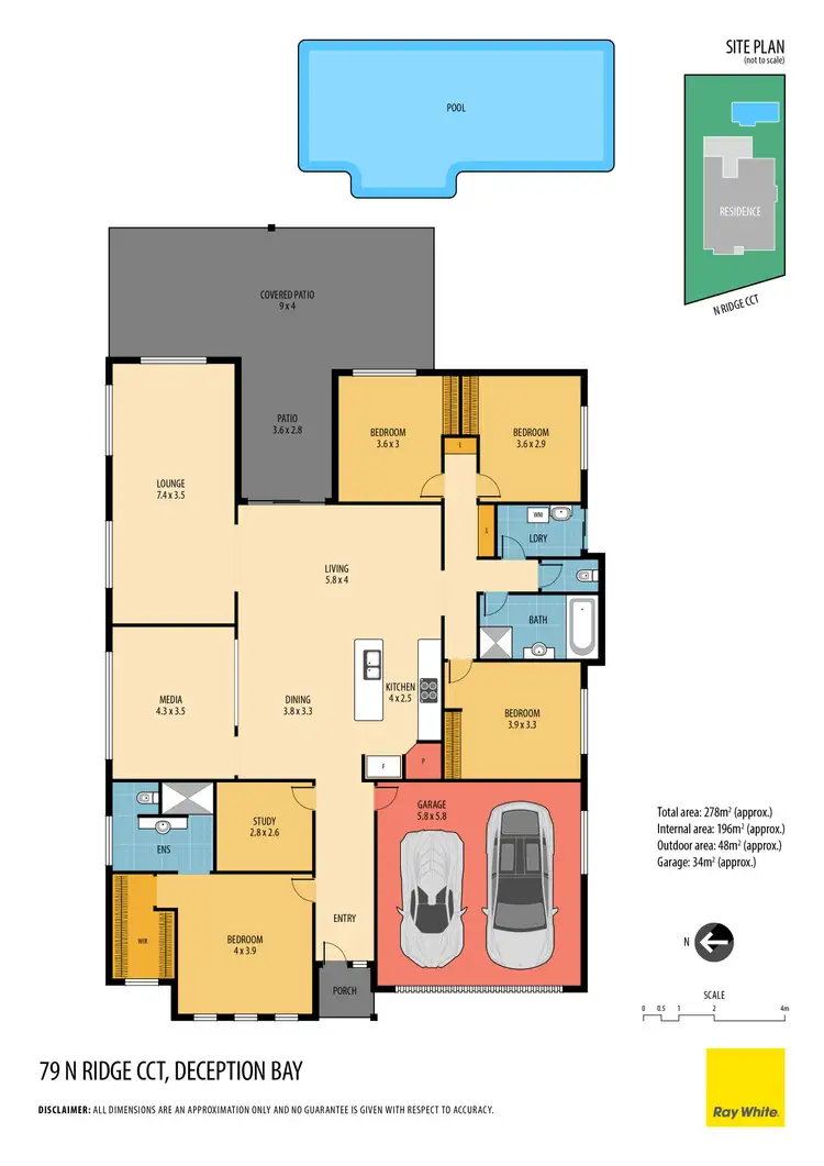 Floorplan of Homely house listing, 79 North Ridge Circuit, Deception Bay QLD 4508