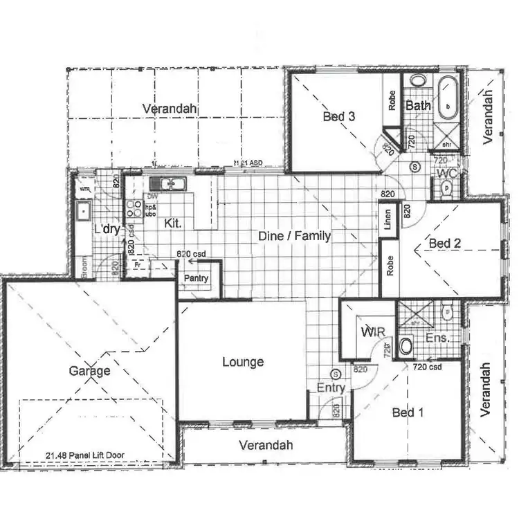 Floorplan of Homely house listing, 19 Central Park Drive, Mildura VIC 3500