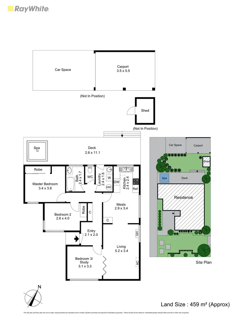 Floorplan of Homely unit listing, 1/384 Frankston-Dandenong Road, Seaford VIC 3198