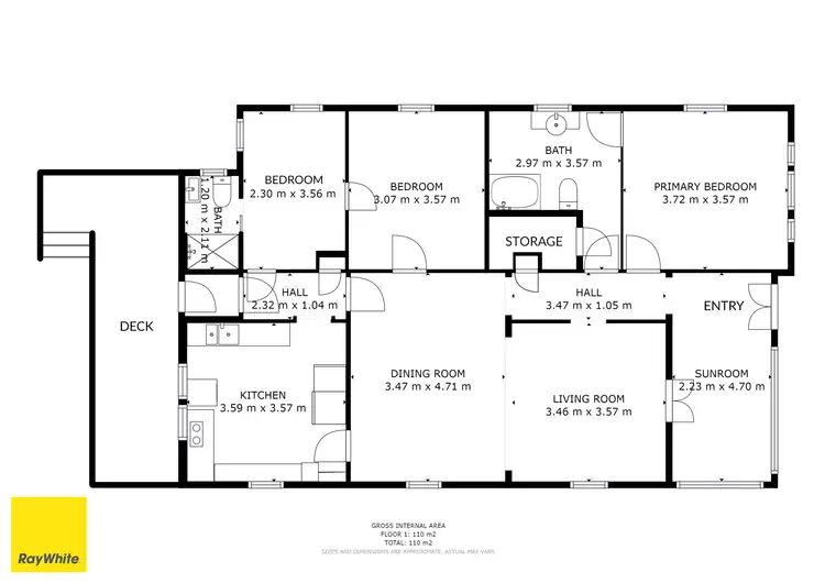 Floorplan of Homely house listing, 81 Yundah Street, Shorncliffe QLD 4017