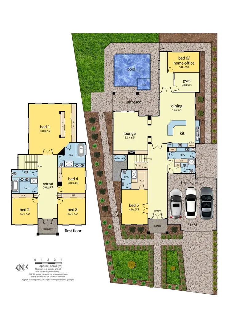 Floorplan of Homely house listing, 10 Subiaco Court, Glen Waverley VIC 3150
