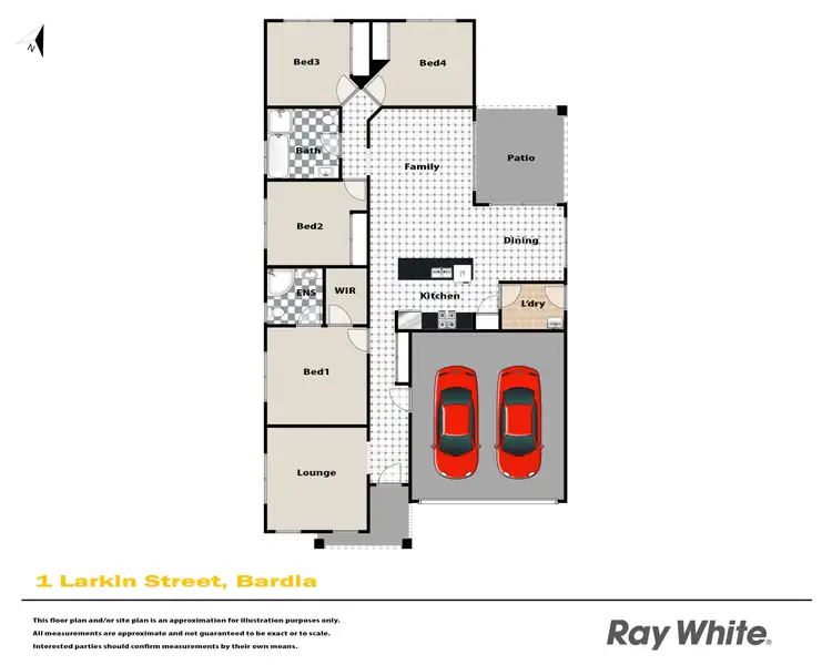 Floorplan of Homely house listing, 1 Larkin Street, Bardia NSW 2565