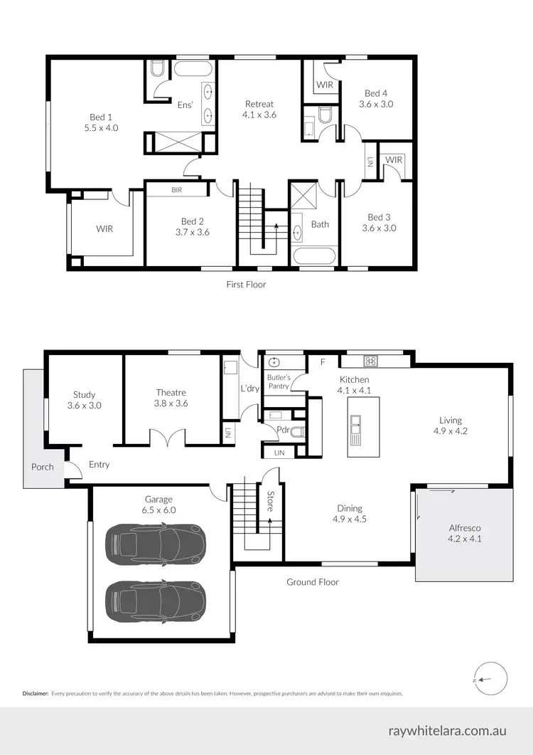 Floorplan of Homely house listing, 9 Canterbury Road West, Lara VIC 3212