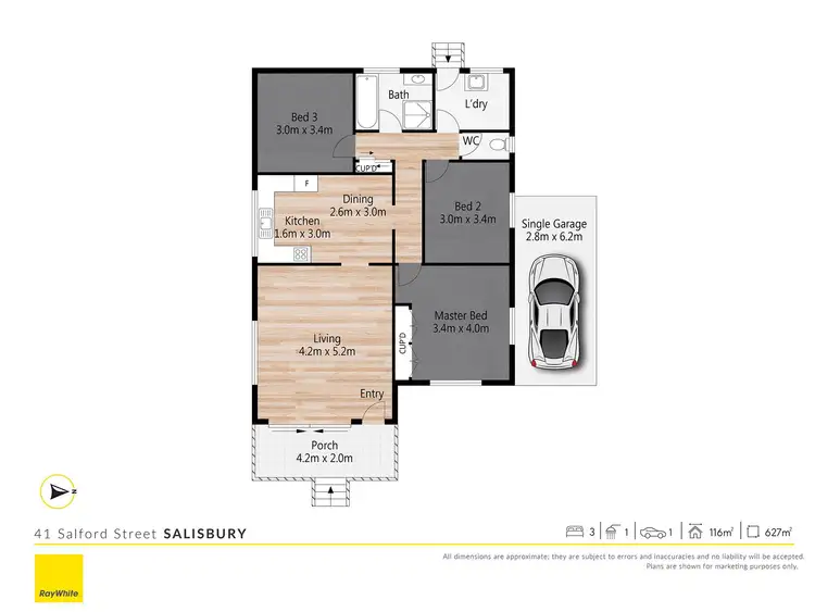 Floorplan of Homely house listing, 41 Salford Street, Salisbury QLD 4107