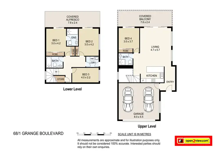 Floorplan of Homely townhouse listing, 68/1 Sauvignon Parade, Upper Coomera QLD 4209