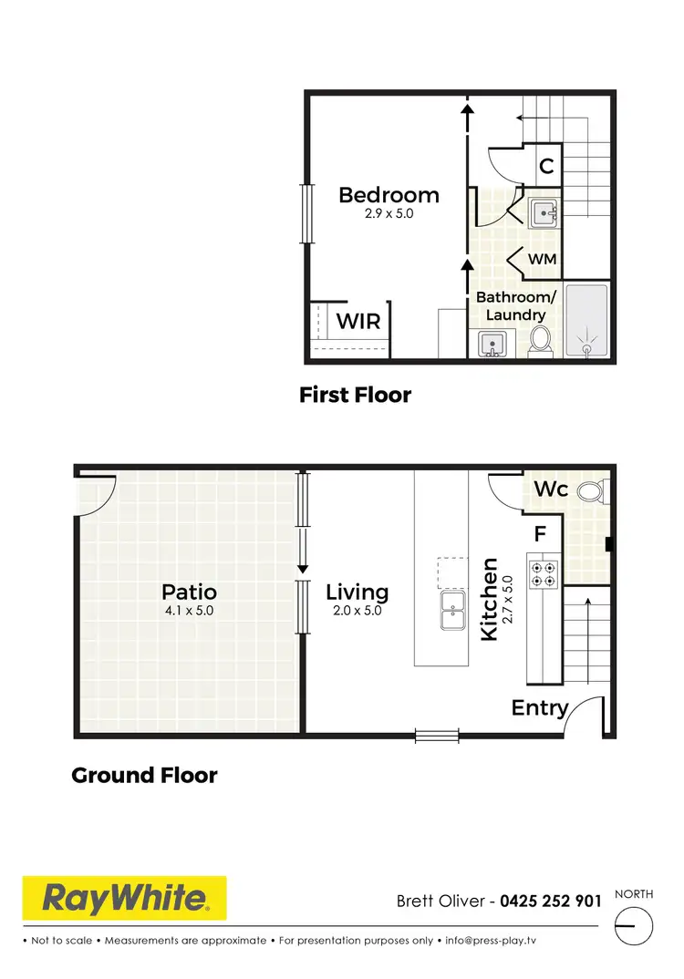 Floorplan of Homely unit listing, 14/30 Heirisson Way, North Coogee WA 6163