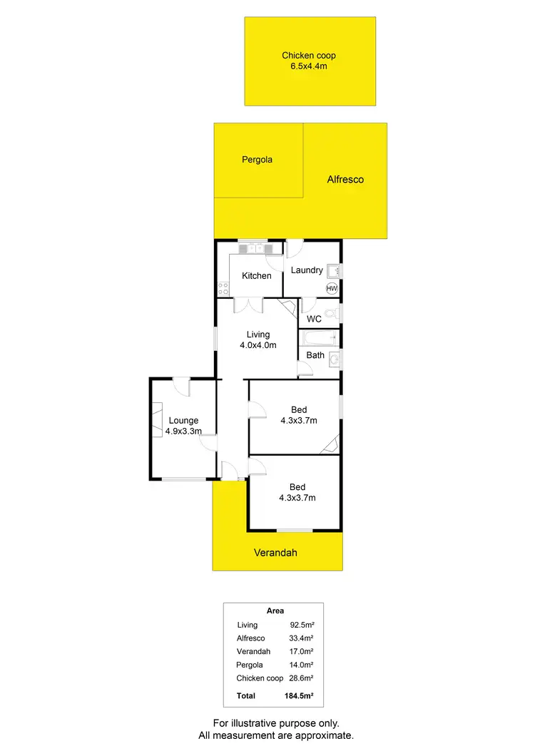 Floorplan of Homely house listing, 12 George Street, Pennington SA 5013