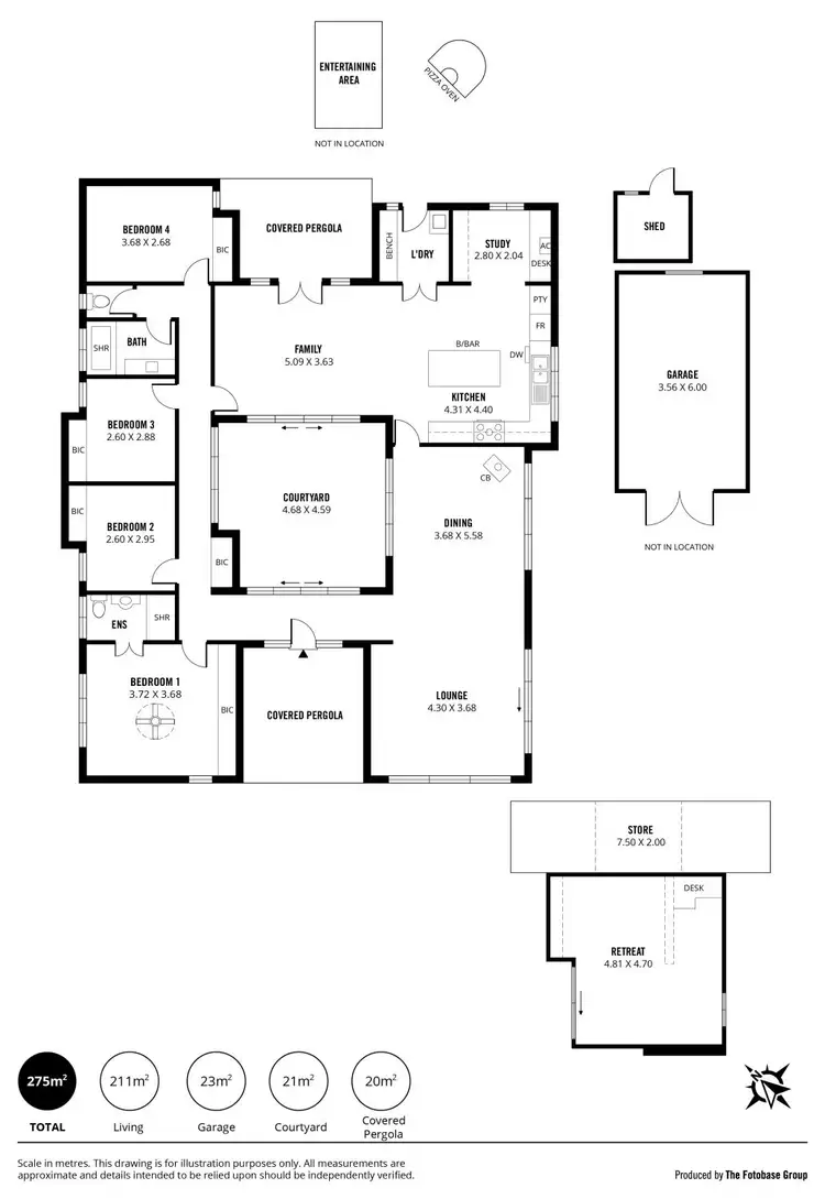 Floorplan of Homely house listing, 5 Pepper Avenue, Stirling SA 5152