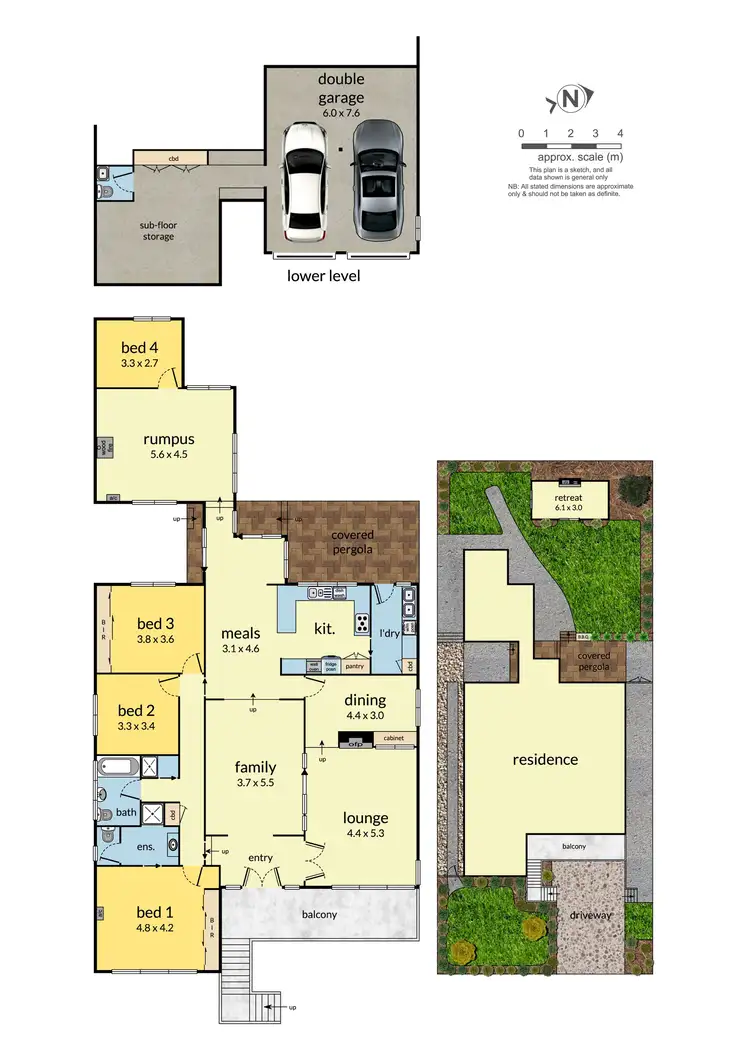 Floorplan of Homely house listing, 5 Cassia Street, Notting Hill VIC 3168