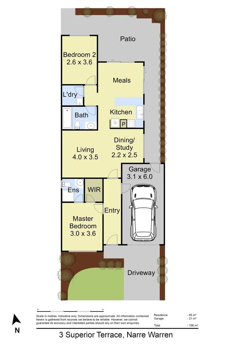 Floorplan of Homely house listing, 3 Superior Terrace, Narre Warren VIC 3805