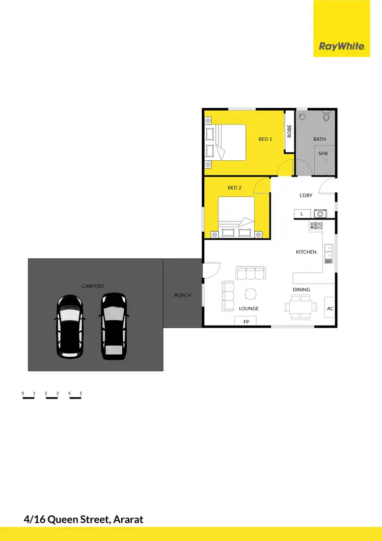 Floorplan of Homely house listing, 4/16 Queen Street, Ararat VIC 3377