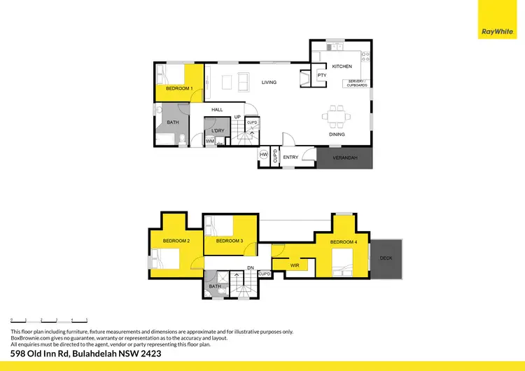 Floorplan of Homely house listing, 598 Old Inn Road, Bulahdelah NSW 2423