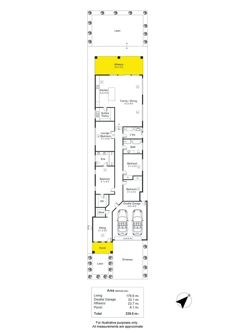 Floorplan of Homely house listing, 10A Darlington Street, Enfield SA 5085