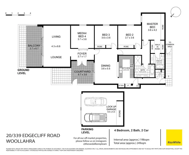 Floorplan of Homely apartment listing, 20/339-341 Edgecliff Road, Woollahra NSW 2025