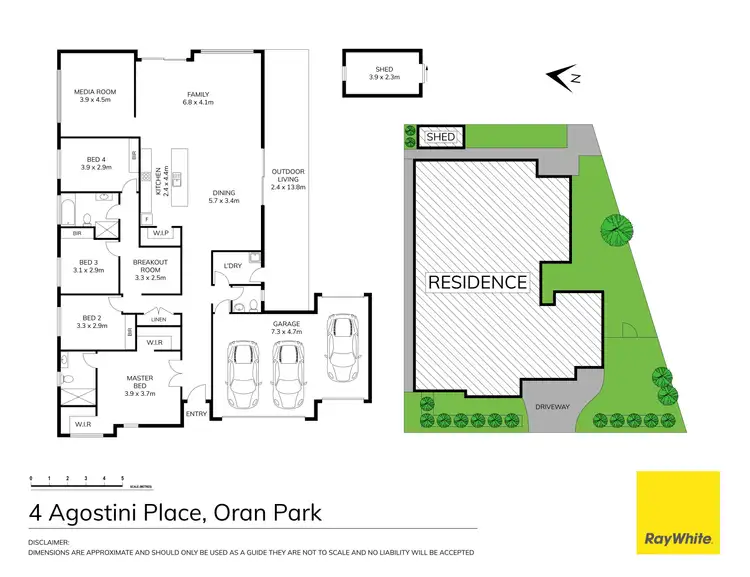 Floorplan of Homely house listing, 4 Agostini Circuit, Oran Park NSW 2570