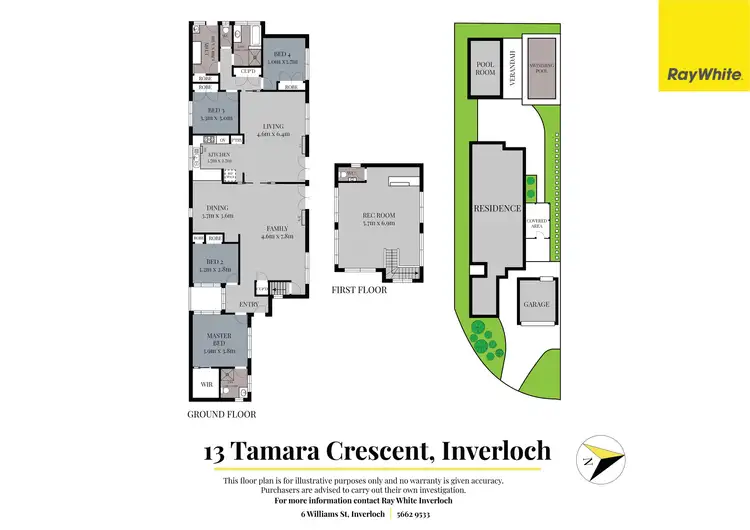 Floorplan of Homely house listing, 13 Tamara Crescent, Inverloch VIC 3996