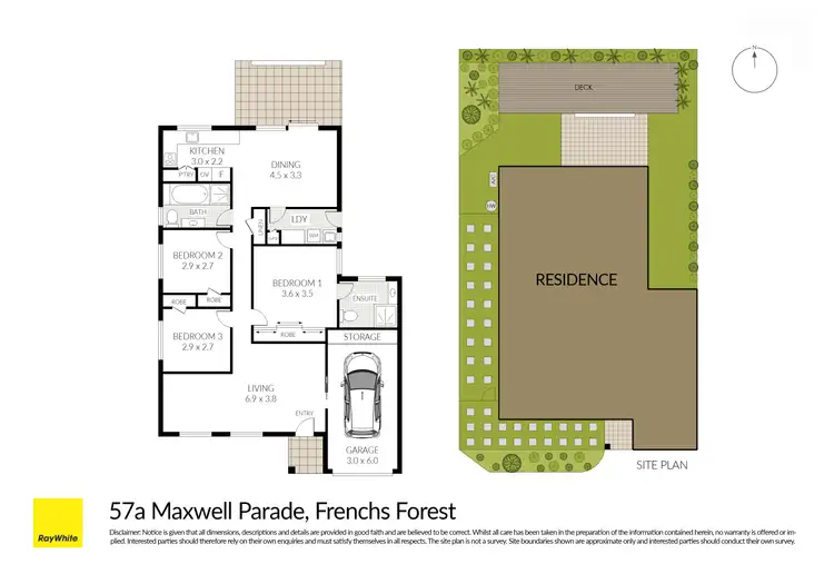 Floorplan of Homely house listing, 57A Maxwell Parade, Frenchs Forest NSW 2086