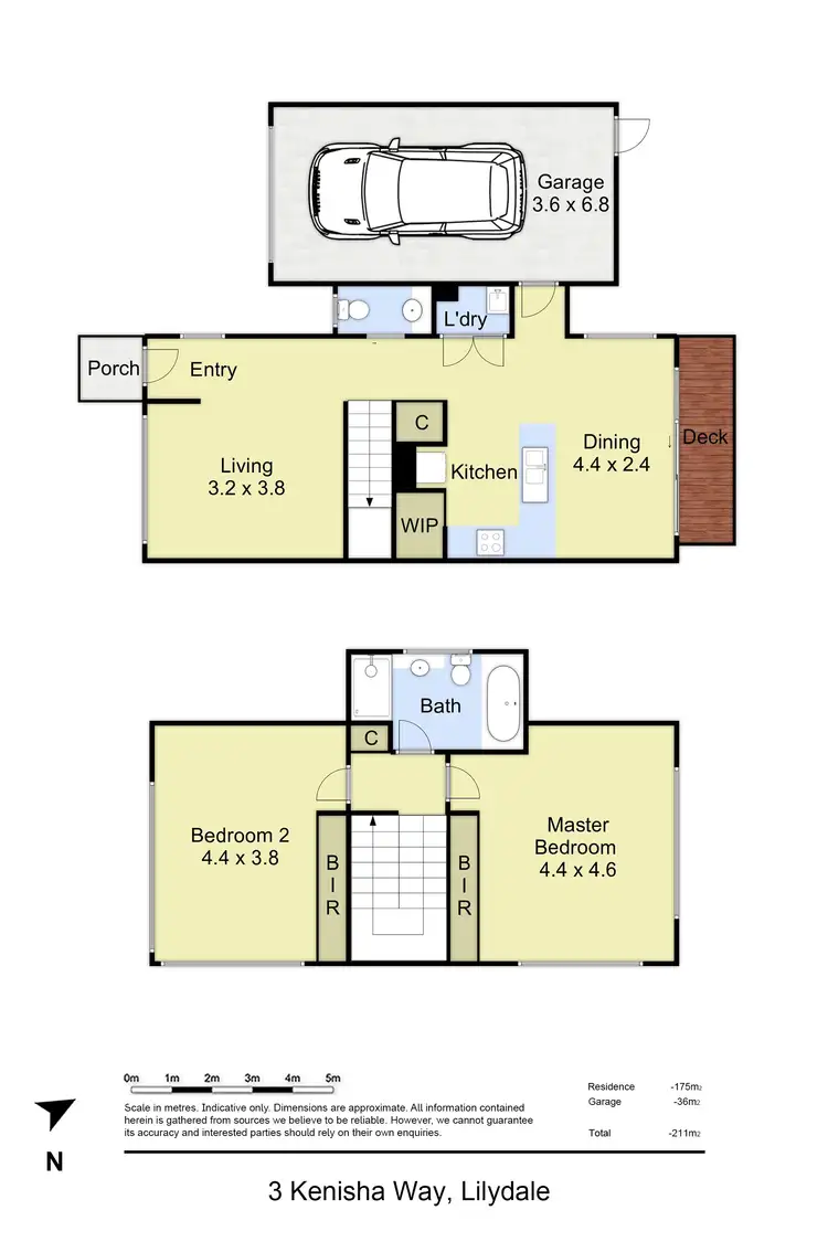 Floorplan of Homely townhouse listing, 3 Kenisha Way, Lilydale VIC 3140