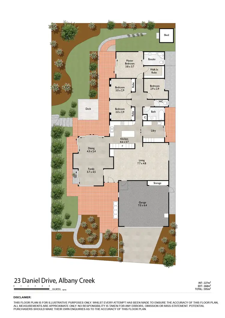Floorplan of Homely house listing, 23 Daniel Drive, Albany Creek QLD 4035