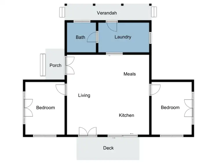 Floorplan of Homely house listing, 643 Diffey Road, Everton VIC 3678