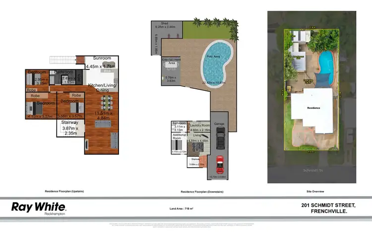 Floorplan of Homely house listing, 201 Schmidt Street, Frenchville QLD 4701