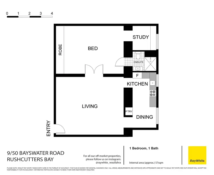 Floorplan of Homely apartment listing, 9/50 Bayswater Road, Rushcutters Bay NSW 2011